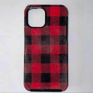 iPhone 12/ 12 Pro OtterBox Red/ Black Plaid